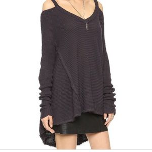 Free people moonshine sweater (charcoal)